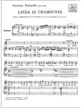 O Luce Di Quest' Anima. Linda Di Chamonix - DONIZETTI - Partition